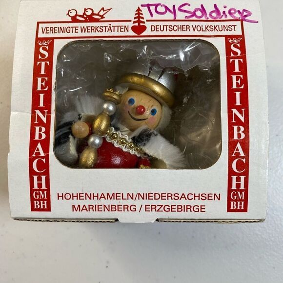 VINTAGE Steinbach Christmas Czar of Russia Wooden Ornament - Handmade in Germany - Picture 2 of 9
